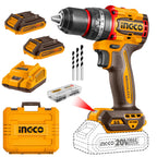 INGCO 20V Impact Drill Kit 66Nm