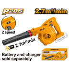 INGCO Cordless Blower 20V- Variable Speed