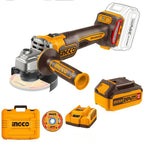 Ingco 20V Angle Grinder 115mm Kit | 1 000W | Brushless | P20S