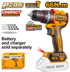INGCO 20V Impact Drill Brushless Compact 66Nm (Tool Only)