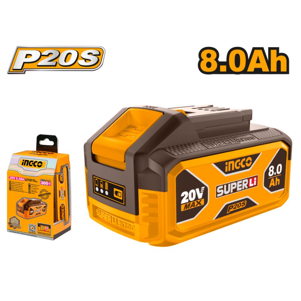 INGCO 20V Battery 8.0Ah (P20S)
