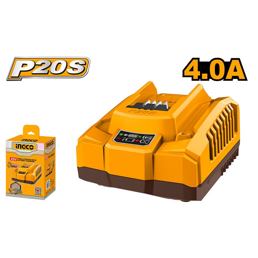 INGCO 20V 4.0A Fast Charger (P20S)