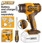 Ingco 20V Heat Gun | Cordless | P20S