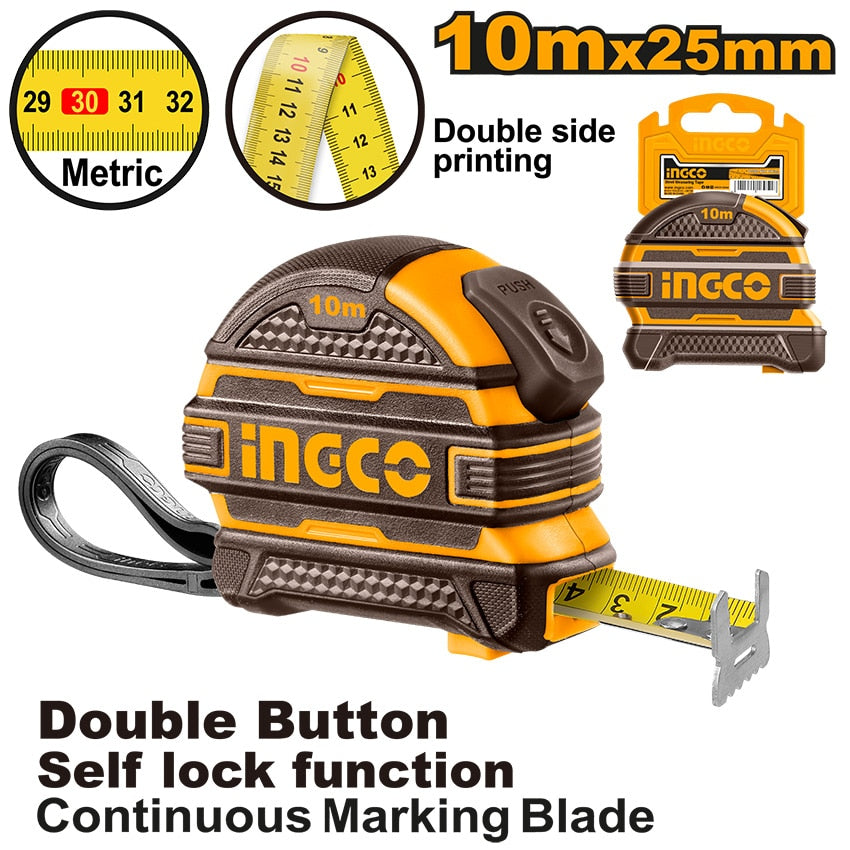 INGCO steel Measuring tape 10m