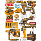 INGCO 5in1 Combo Kit- Industrial