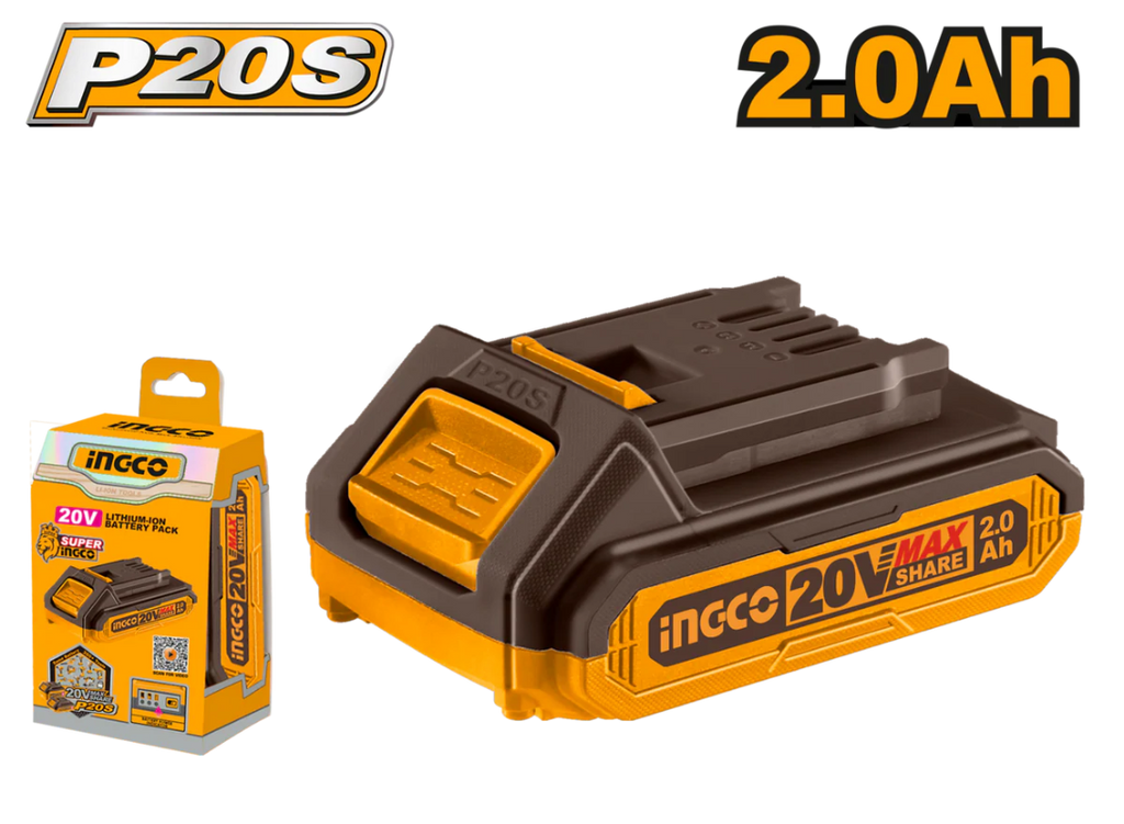 INGCO 20V Battery 2.0Ah (P20S)