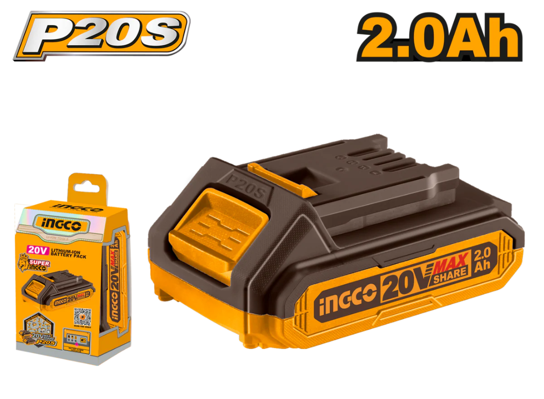 INGCO 20V Battery 2.0Ah (P20S)